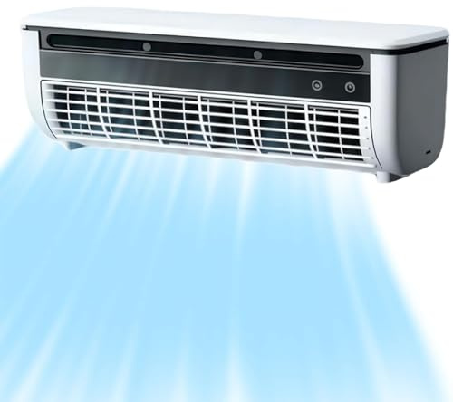 Wireless Air Conditioner Unit - Wall-Mounted, Portable Cooling Fan, Instant Chill, No Drilling, Ideal for Kitchen and Bedroom