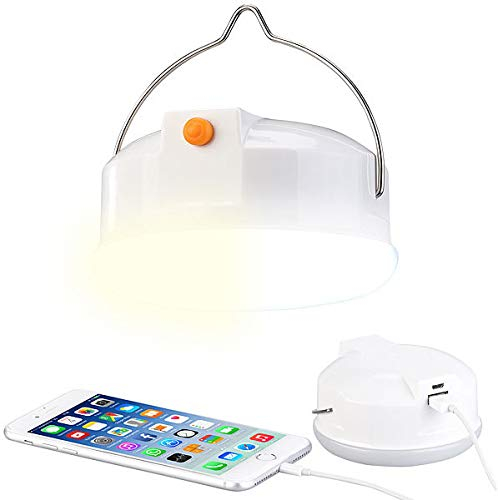 Lunartec Campinglampe USB: 3in1-LED-Campingleuchte mit Anti-Mücken-Funktion & Powerbank, 6.000 mA (LED Campinglampe USB, Campingleuchte, Insektenvernichter)