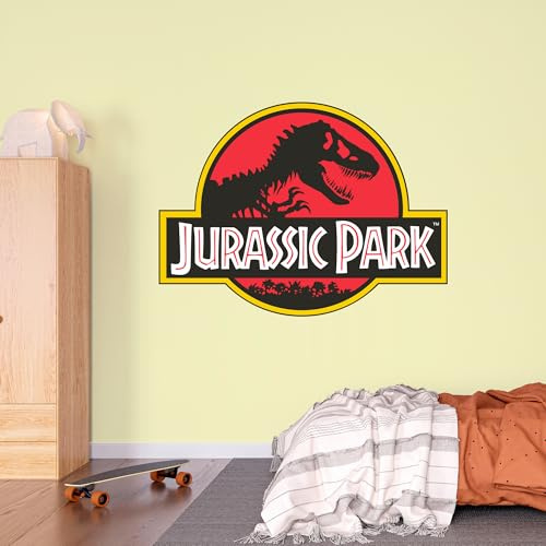 Wandtattoo Jurassic Park-Logo, Vinyl, 60 cm