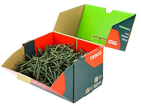 TIMCO Classic Decking Industry Screw Pack - 4.5 x 60 - Green - Box of 1000