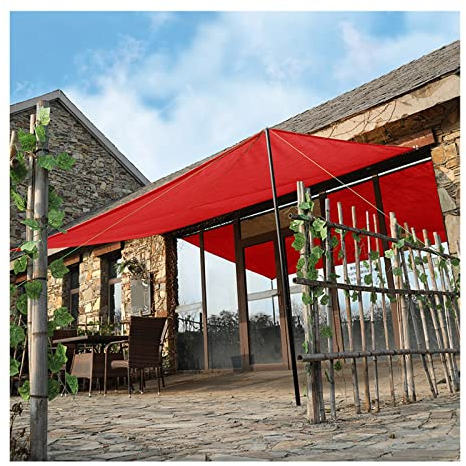 Toldo Protección De La Privacidad Pergolas Baratas Para Jardin Tinto, Resistente Al Desgaste Con Cuerda Libre Para Patio De Jardín Camping, Protección Rayos UV Ojal De Metal Toldo ( Size : 4x6m )