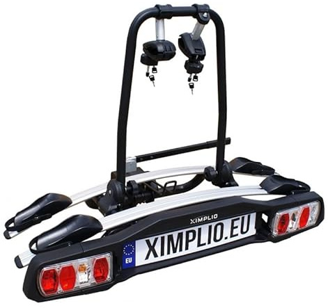 Ventus - Porte-Velos sur Attelage Platforme pour 2 Velos - Rabattable Platforme