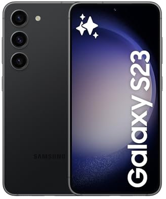 Samsung Galaxy S23 5G Dual SIM Android Mobile Phone, 128GB, SIM Free Smartphone, Black, 3Y Extended Manufacturer Warranty (UK Version)
