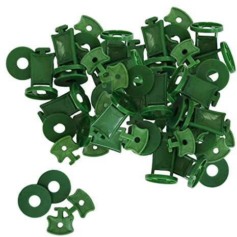 100 Set Greenhouse Support Clips Clamps for Bubble Wrap Sunshade Net Insulation Shading Winter Summer 300pcs