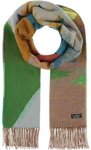 FRAAS Cashmink Schal 56 x 200 cm - Weicher als Kaschmir - Made in Germany - Schal mit Aquarell-Design für Damen - Perfekt für Herbst und Winter