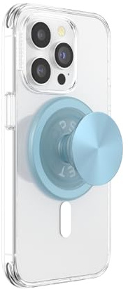 PopSockets Handy-Grip für MagSafe, Magnetischer Halter, Handyständer, Light Blue - Blue Sigh