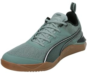 PUMA mäns Fuse 3.0 Cross Trainer, Green Moon Black-Gum, 6 UK, Grön måne Puma svart tuggummi, 39 EU