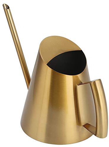 Arrosoir en Métal, Arrosoir doré, Petit Arrosoir pour Plantes D'intérieur avec Bec Long pour Plantes D'intérieur (400ml)