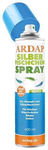 ARDAP Repell Silberfisch Spray 400ml - Mittel gegen Silberfische - Silberfische Spray - Silberfischspray - Silberfischchen - Spray gegen Silberfische - Wirkt schnell & effektiv (PT19)