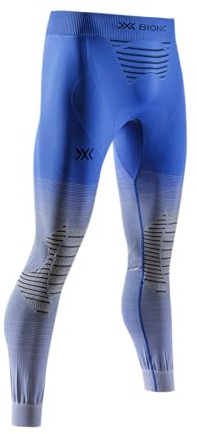 X-Bionic Herren Invent FX Hose – Thermoregulation, Performance-Boost, 3D Bionic Sphere System, Retina Ultra-Hochauflösung – Ideal für Wintersport & Outdoor - Blau/Hellgrau/Optikweiß, XL