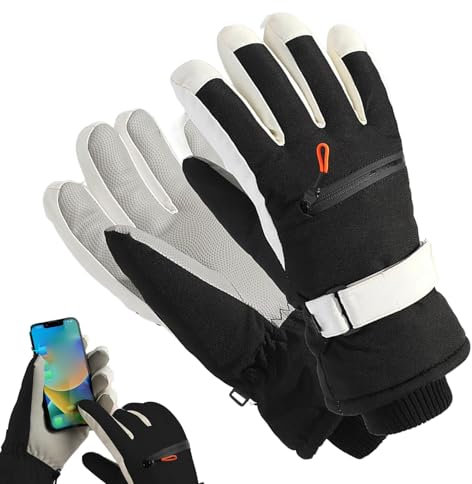Wasserdichte Winterhandschuhe Rutschfeste Winterfäustlinge Fäustlinge für kaltes Klima Fäustlinge mit Touchscreen-Touchscreen Winter-Laufhandschuhe Multifunktionale Laufhandschuhe Handschuhe für kalte