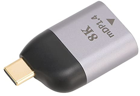 USB Type C - Mini DisplayPort Adaptateur, USB C - Mini DisplayPort Adaptateur pour TV pour Une Coque en Alliage d'aluminium à Transmission Rapide Universelle