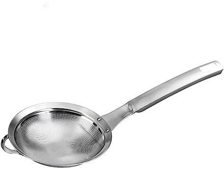 UTHCLO 1pezzi Colino Acciaio Inossidabile Per Filtrazione Fine Scolapasta Per Hot Pot e Salse Strumento Di Cucina Pratico e Resistente Alla Facile Da Pulire e Utilizzare