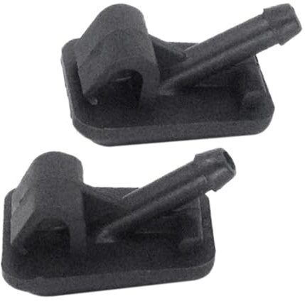 Hajus 9591006001 2x Waschwasserdüse Wischwasserdüse Spritzdüse Vorne 8D0955987 kompatibel mit 80 100 A4 A6 VW Sharan