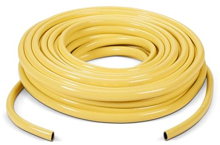 blizz-z Profi-Wasserschlauch 3-lagig Länge: 25 m, Anschluss: 1/2 Zoll | Durchmesser: 12,5 mm - elastisch, UV-beständig, Betriebsdruck: bis 25 bar - mit Kreuzgewebe aus Garn - Made in EU