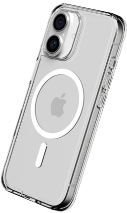 RhinoShield Clear Hülle für MagSafe für iPhone 17 | Starker Magnet, Anti-Vergilbung, transparent, hohe Klarheit, stoßfest, Fallschutz nach Militärstandard