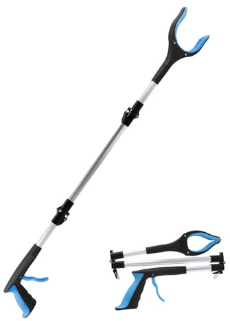 OITUGG 91cm Litter Pickers, 1 pcs Grabber Stick, Helping Hand Grabber for Reaching Aids and Adults, with Magnetic Tip and 360° Rotatable Head, Portable Pick Up Stick Grabber，35.8 inch