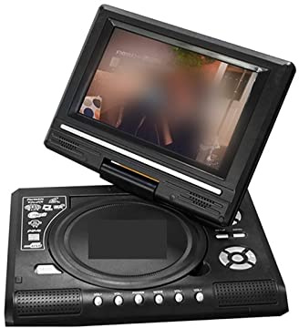 Lettore DVD portatile, 7,8 pollici 16: 9 Widescreen 270 ° schermo LCD ruotabile Home Car TV Lettore DVD VCD portatile MP3 Viewer con funzione di gioco