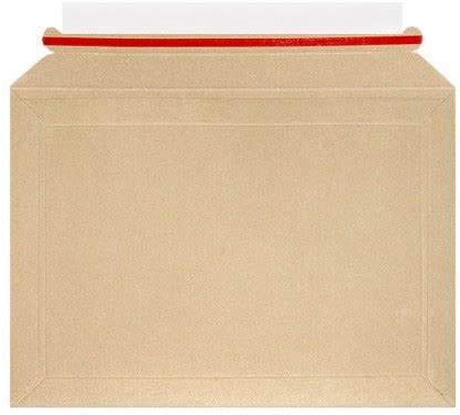 Mailer Envelopes/Strong E-Flute Cardboard 25/Pack - Capacity A4 Book Mailers Expand to Fit 30mm Thick - Large Letter Size at 25mm. (234x334mm)