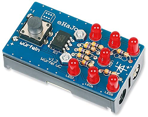 matches21 HOME & HOBBY Mikrocontroller Würfeln DIY Elektronik Bastelset für Kinder ab 12 Jahren Lern-Bausatz