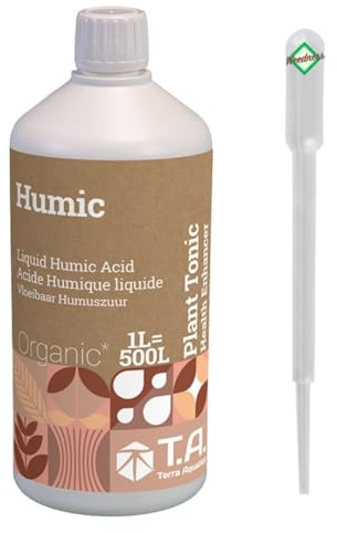 Weedness T.A. Humic 1 Liter - Grow Dünger Naturdünger Zimmerpflanzen Bio Flüssig Organischer Garten Pflanzen Blumen