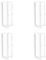 Eterspr 4 PCS Blanc Galleggiante Cornice, Flottante Trasparente, Decorazioni Supporti, Per Gioielli Moneta commemorativa Accessori Display EspositoreMonete, Medaglie, Gioielli