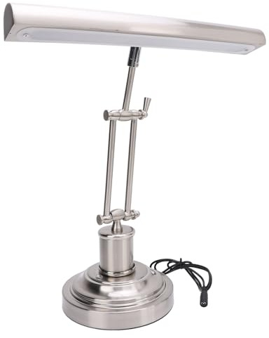 XUMIUZIY Lampe de Piano pour Piano Droit, Lampe de Piano LED 12W avec Température de Couleur 3000K-6000K, Réglage Continu de la luminosité, Double Bras et Contrôle Tactile, 85 CRI Eye
