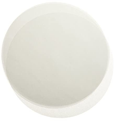 Cabilock 100 Piezas Papel De Hornear Redondo Unidades Para Moldes De Pasteles y Parrilla De Papel Pergamino Filtro De Aceite Absorbente De Aceite Para Alimentos