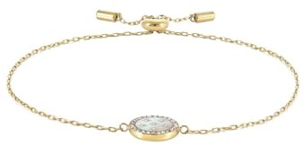 Fossil Damenarmband aus Edelstahl oder Messing mit Schiebereglerverschluss