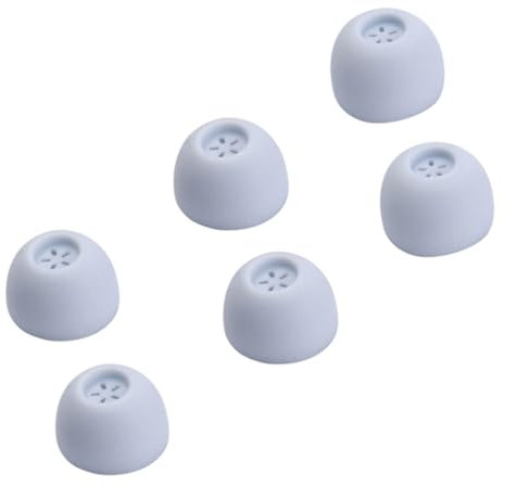 KASFDBMO 3 paia di gommini per cuffie in-ear, foro interno da 4 mm, in morbido silicone, per auricolari e 4 cuffie