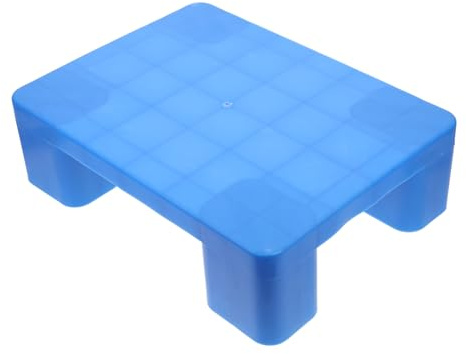 DIYEAH Palet Pequeño de Plástico Abs Firme y Resistente Diseño Multifuncional para Almacenamiento en Garajes y Laboratorios Plataforma Elevadora para Tiendas