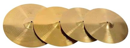 Colcolo Platillo de batería Platillos Hi Hat Accesorio de instrumento musical para principiantes Platillo de práctica para grabaciones Concierto Ensayo en, 14inch 16inch 18inch