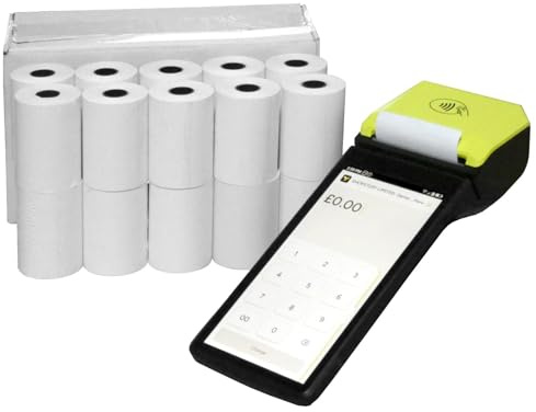 20 Rolls of 57x38 mm Thermal Paper Till Rolls, Cash Register Receipt for PDQ POS EPOS EFTPOS, Credit Card Machine, Teya, Verifone, Barclays, Streamline, Ingenico iCT200, iCT 220, iCT250, iCT 250 (2)