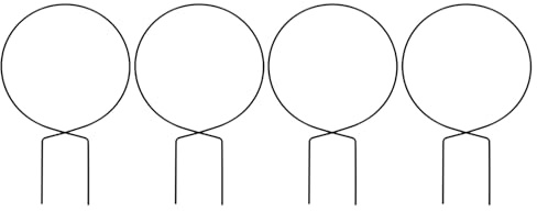 Ciieeo Lot de 4 Treillis Ronds en Fer Peinture Haute Température, Support pour Plantes Grimpantes en Pot, Cadre Autoportant Solide, pour Jardin Intérieur et Tuteurage de Petites Plantes