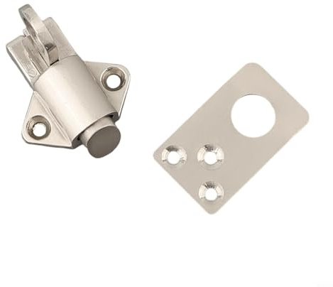 Cerradura de perno de resorte de acero inoxidable para bolsillo deslizante y puertas plegables, pestillo de metal con tensión de resorte estable