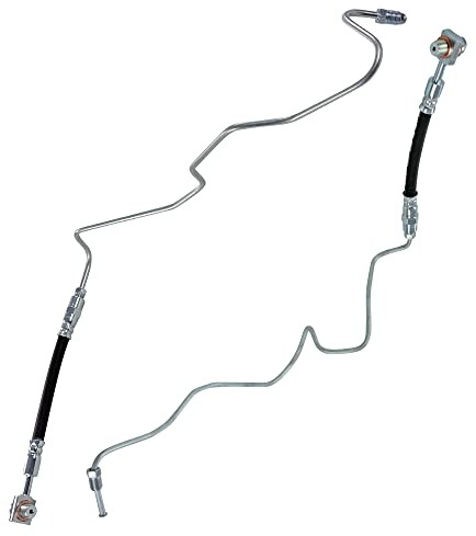 ATEC Germany 2x Bremsschlauch hinten | Kompatibel mit: SEAT CORDOBA, IBIZA III, SKODA FABIA I, FABIA I Combi, FABIA I Stufenheck, FABIA II, FABIA II Combi, VW POLO