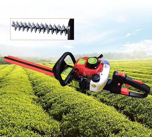 1,25 PS 22,5 cc bensin motorhäcksax grästrimmer friklippare häcksax, 50 cm dubbelsidigt manganstålblad, trädgårdsverktyg