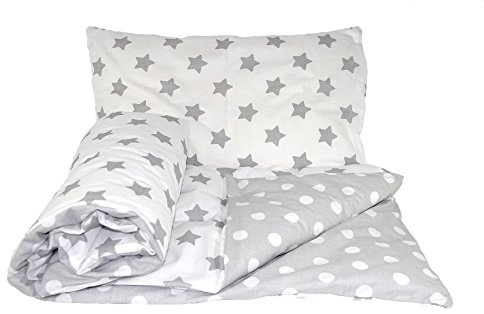 Juego de edredón y almohada para cochecito de 2 piezas de Baby's Comfort, para adaptarse a cochecitos mini, cunas o cribs (1)