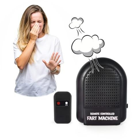 Fart Machine with Remote Control - Small Electronic Fart Toy, Easy-hiding Farting Box Funny Fart Prank Novelty Joke Gifts Pranks Jokes Games for Birthday Party Office Home for Adult Teen