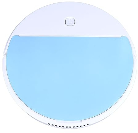 Fockety Robot Aspirador y Trapeador, Robot Limpiador Inteligente con Luz, Robot Trapeador USB Aspirador Automático Inalámbrico para Pisos Duros, Azulejos, Pelo de Mascotas, Alfombras