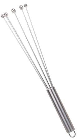 Batidor Manual Huevos varillas con bolas de acero inoxidable, espumador