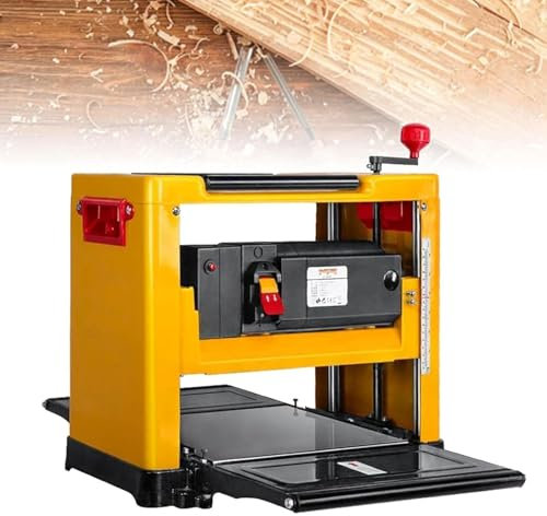 ZXCVBNMQ Cepilladora eléctrica para carpintería, cepilladora de sobremesa de Potencia de 2000 W con ensambladora de sobremesa