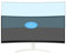 Genérico 2 Piezas Filtro Luz Azul Protector de Pantalla, compatible con LG MyView Smart Monitor 34SR63QA-W 34 Monitor, Screen Protector Película Protectora (Not Cristal Templado)