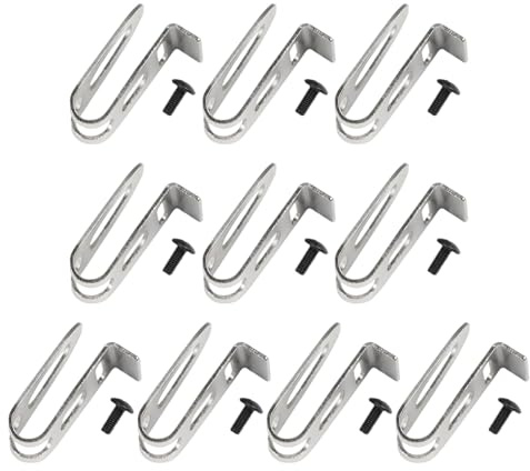 NEIQIUWING 10 clips de cinturón de herramientas para reemplazar tornillos, ganchos para cinturón de soplador
