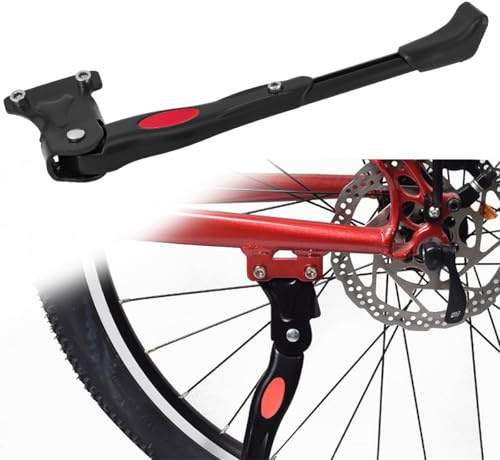 MidGard Fahrrad-Ständer Seitenständer Ständer Aluminium einstellbar 24-29 Zoll für Rennrad, MTB
