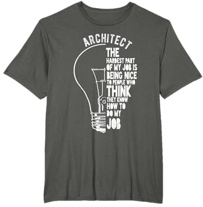 Diseño de arquitecto sarcástico y original Camiseta