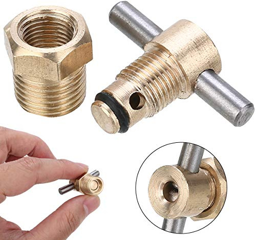 4 Stück 1/4 Zoll NPT Messing Ablassventil Luftkompressor Tank Ersatzteil für Luftkompressor