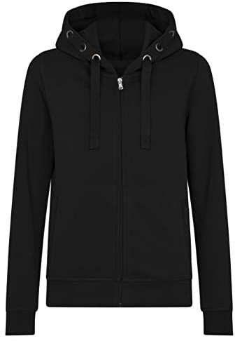 HRM Veste à Capuche Raglan Premium Enfants Luxury, Noir, Taille 158 I Sweat à Capuche Enfant, Commerce Équitable, 320 g/m² I Hoodie en 70% Coton et 30% Polyester Recyclé