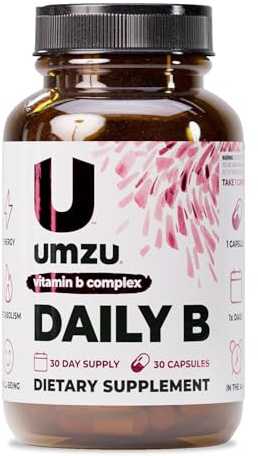 UMZU Daily B Vitamin B Complex, 30 Day Supply