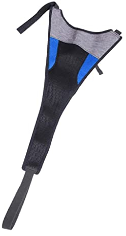 harayaa Fahrradtrainer Absorbiert Sweat Bike Home Riding Absorb Strap Cover Elastischer Gürtel, Blau
